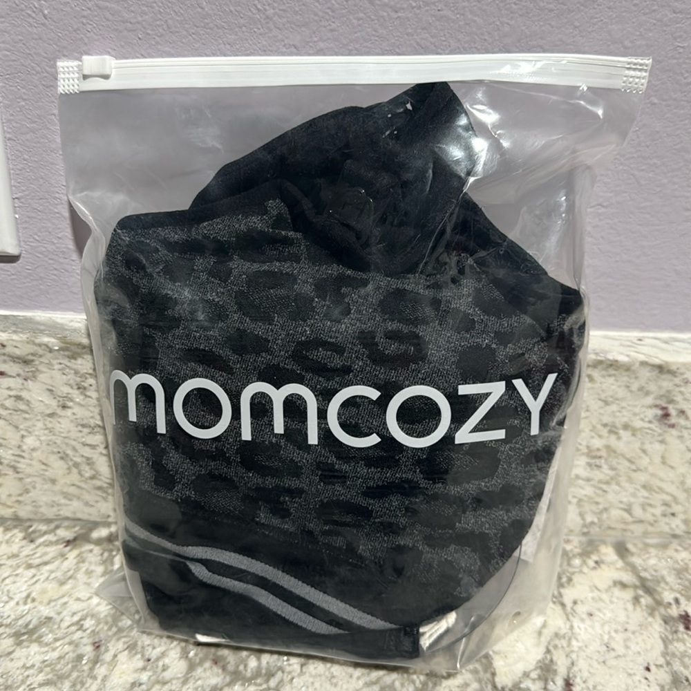 Momcozy Black and Gray Nursing & Pumping Bra
